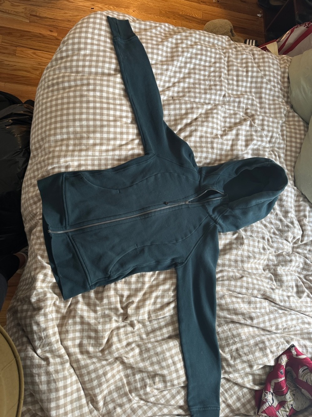 lululemon athletica Teal Full-Zip Hooded Jacket